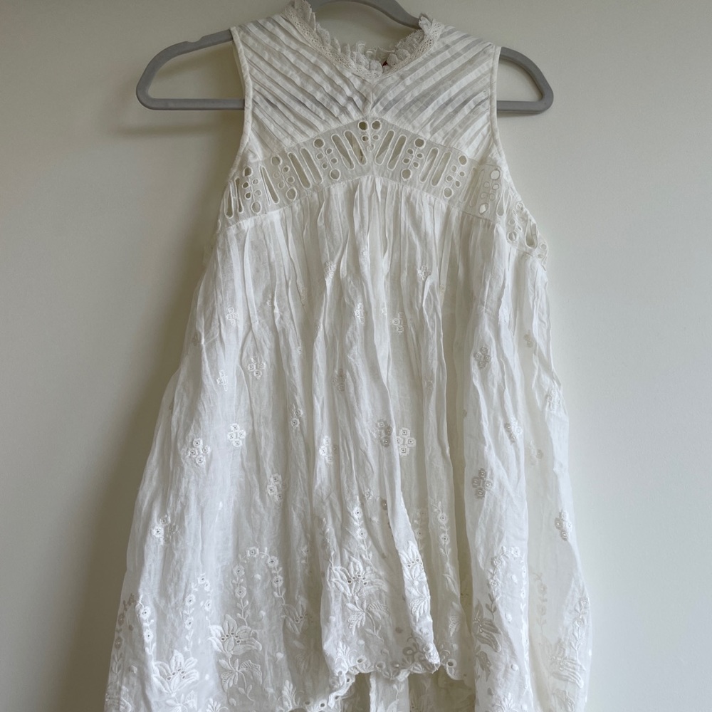 NEW Free People White cotton tunic NWT